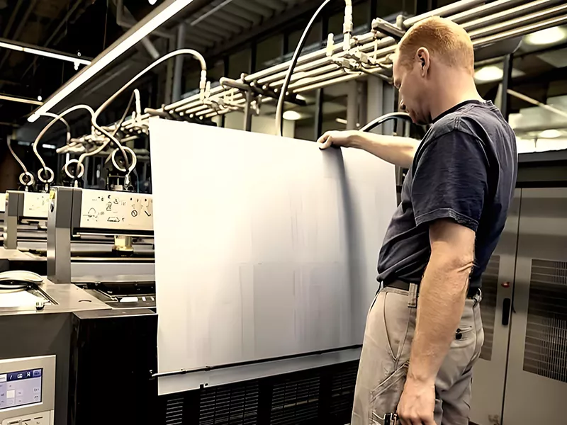 UV-CTP plate export case for packaging printing plant