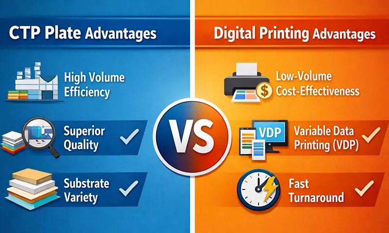 CTP Plate vs Digital Printing